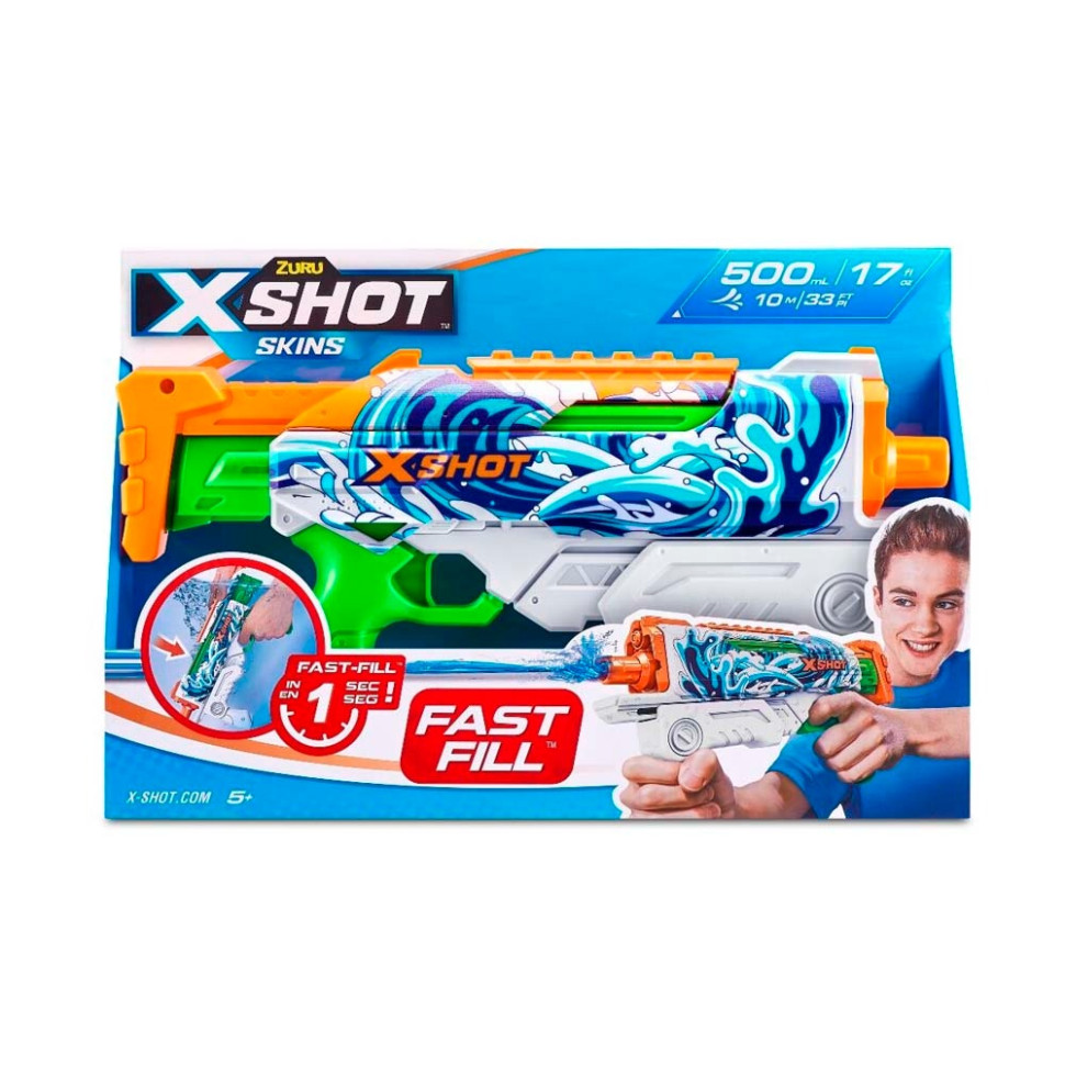 Водный бластер Fast FIill Sins Hyperload Waves X-Shot 11854A объем 500 мл