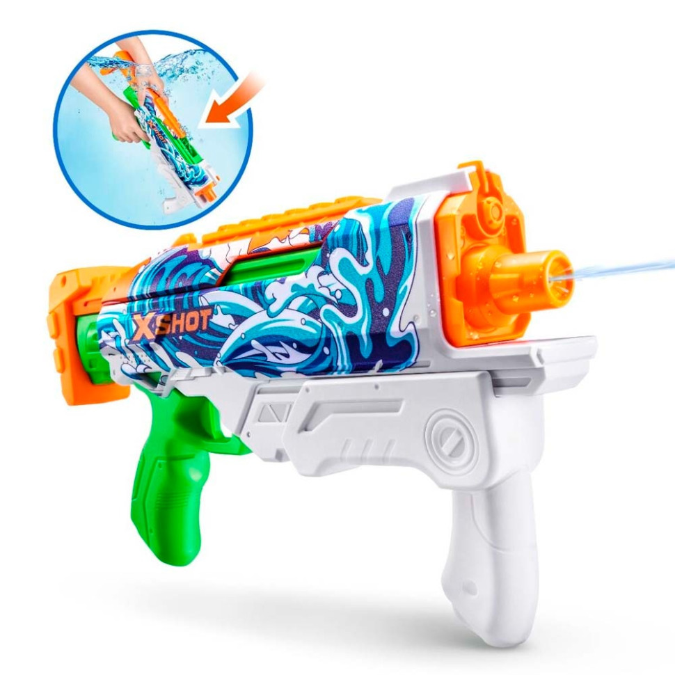 Водный бластер Fast FIill Sins Hyperload Waves X-Shot 11854A объем 500 мл