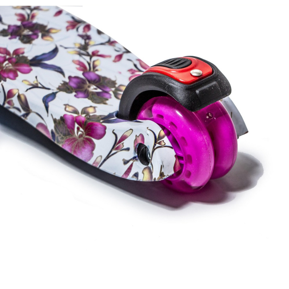 Дитячий самокат триколісний MAXI Flowers Lily Bambi 1084134233