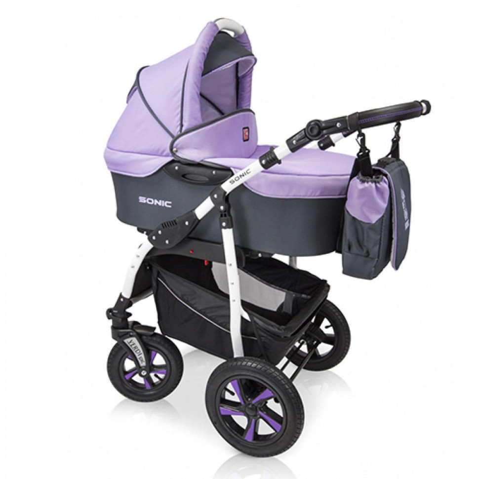 Коляска универсальная 3 в 1 Verdi Sonic 9023-VS-06 фиолетовый