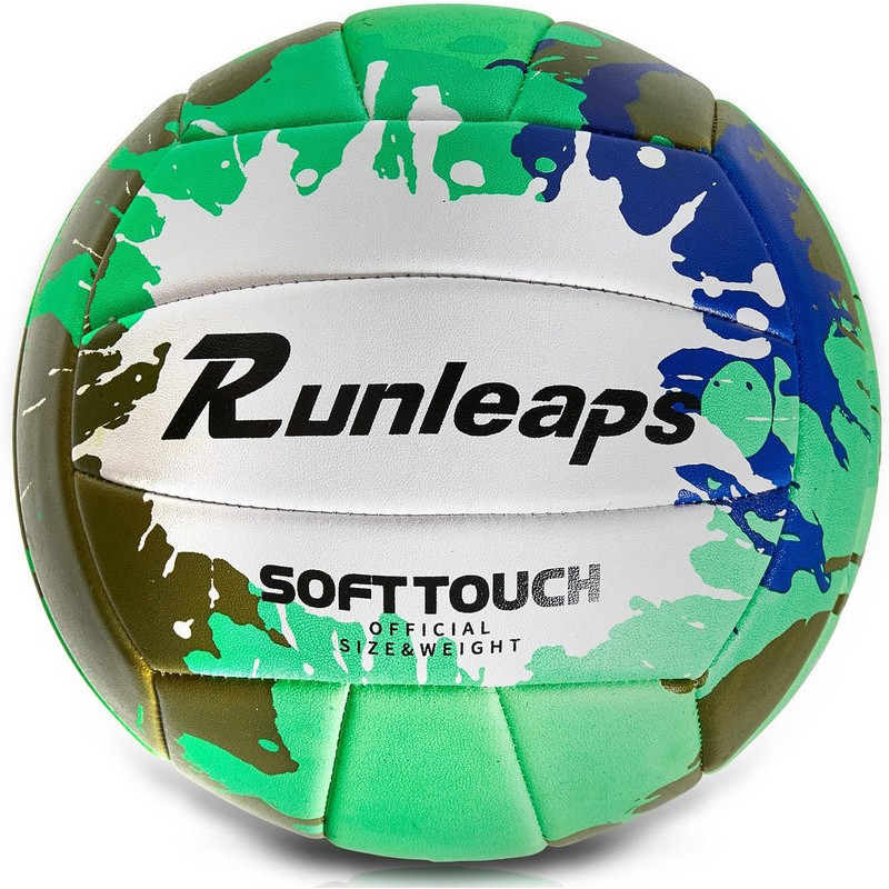 М'яч волейбольний Runleaps Runleaps GB, Green Blue № 5