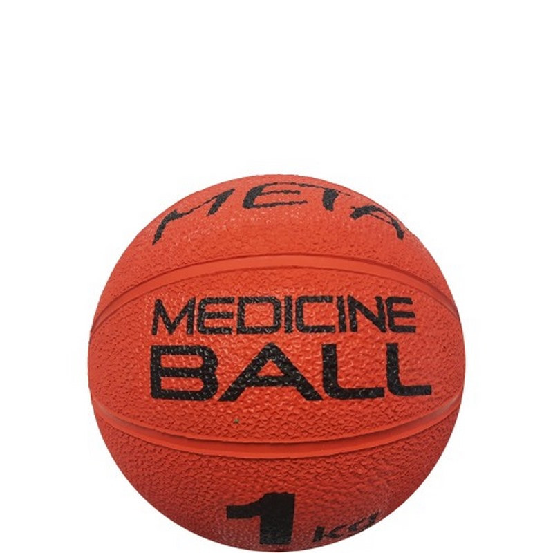 Медбол Colour Medicine Ball 1 kg Meta 3000100100 помаранчевий 19,5 см