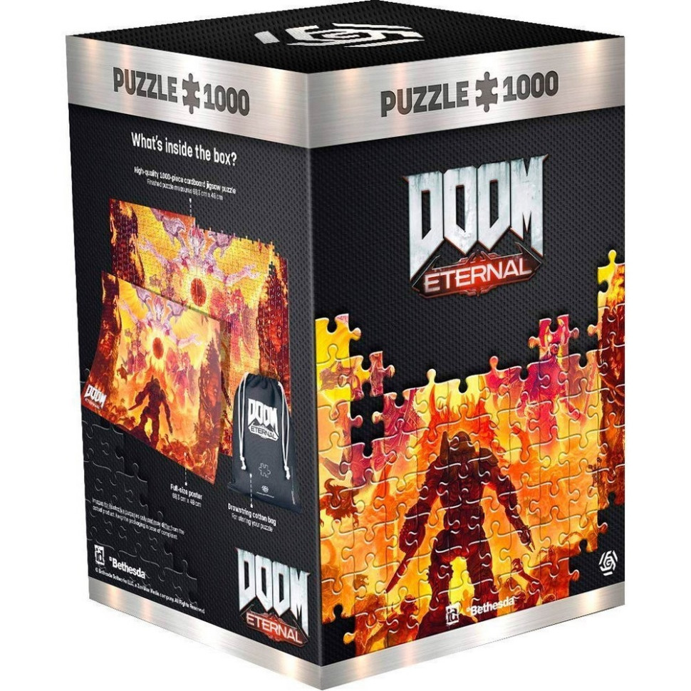 Пазл классический Doom Eternal Maykr Puzzles GoodLoot 5908305231189, 1000 элементов