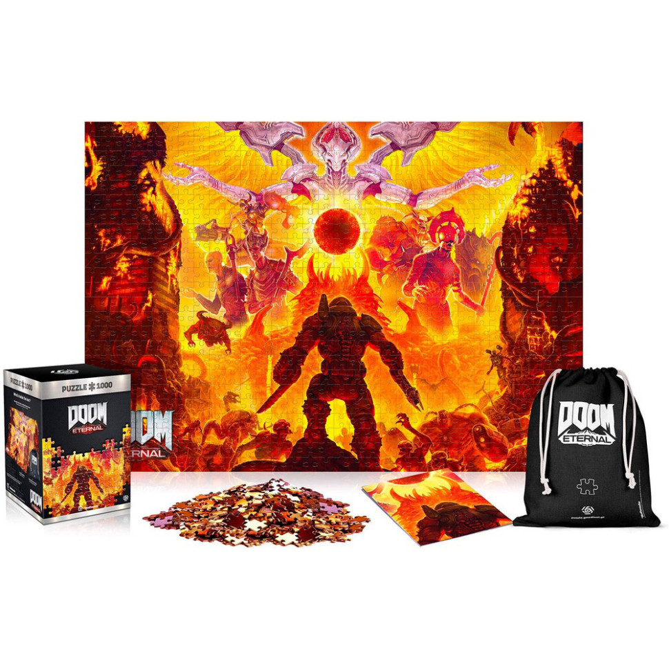Пазл классический Doom Eternal Maykr Puzzles GoodLoot 5908305231189, 1000 элементов