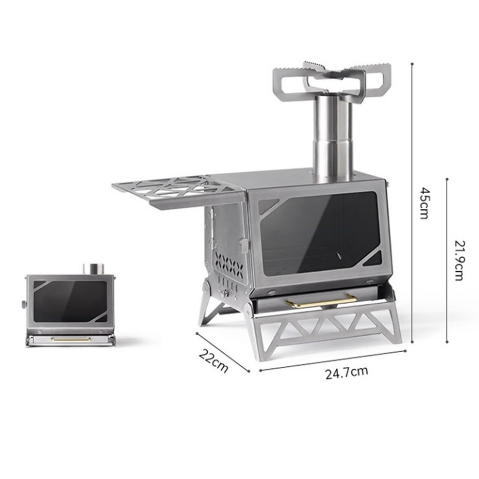 Кемпінгова піч твердопаливна CNK2300CW020 Naturehike 6976507666015