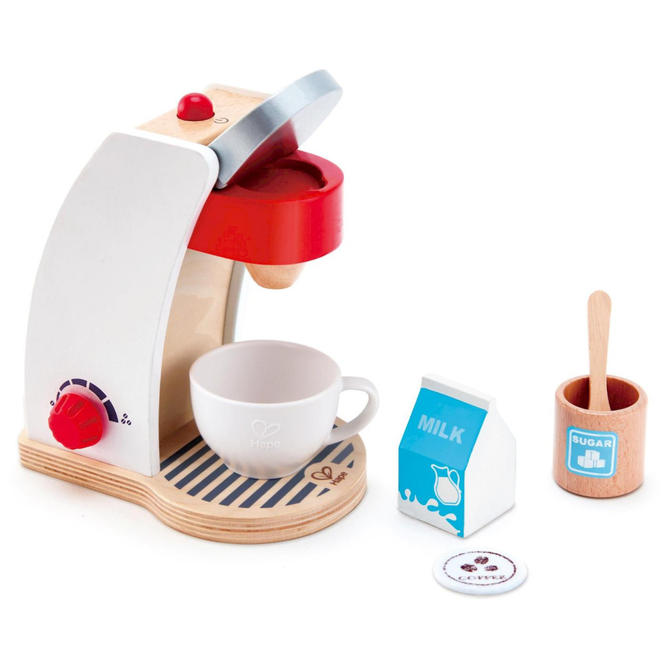 Іграшкова кавоварка Hape E3146 з чашкою та аксесуарами