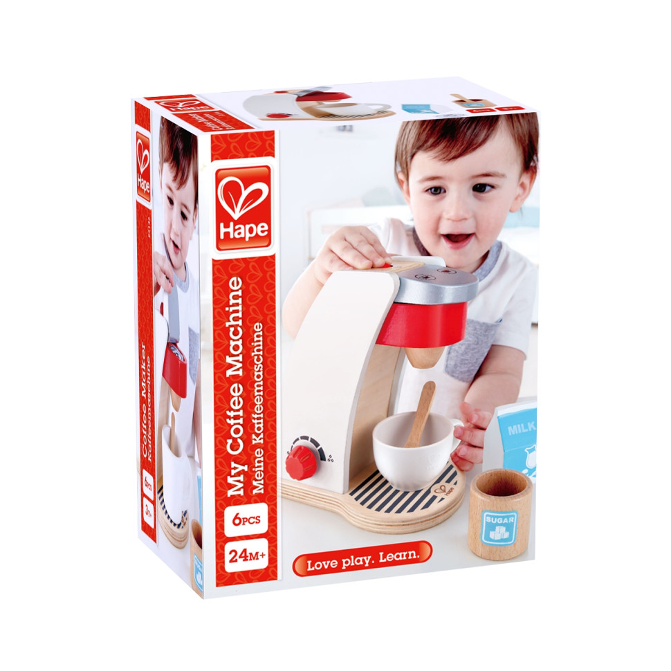 Іграшкова кавоварка Hape E3146 з чашкою та аксесуарами