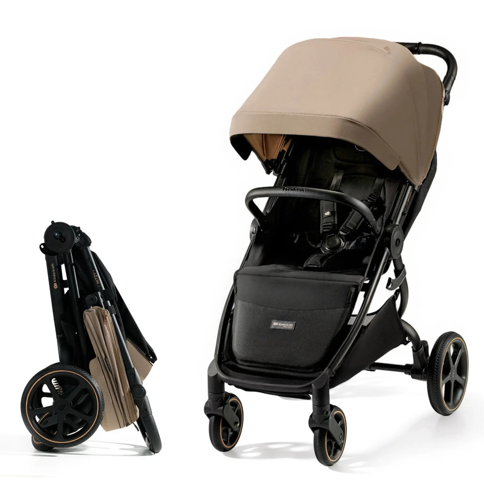 Прогулочная детская коляска Mitzy Linen Beige Kinderkraft KSMITZ00BEG0000