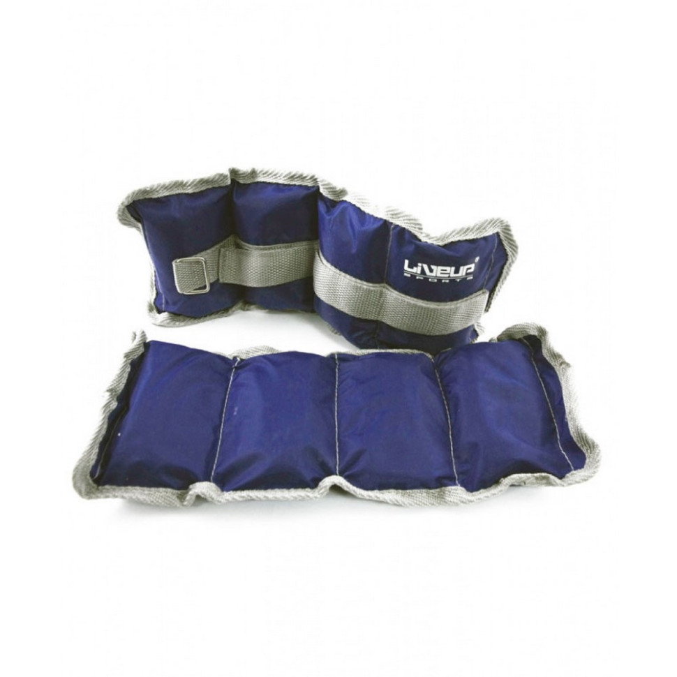 Утяжелитель для рук/ног WRIST/ANKLE WEIGHT LiveUp LS3011-1, 2 шт, 1 кг