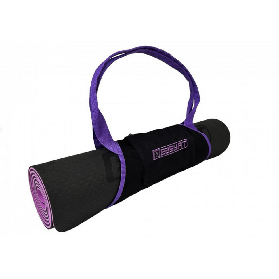 Сумка-переноска для йога-килимка EasyFit EF-YB38-V, Фіолетова