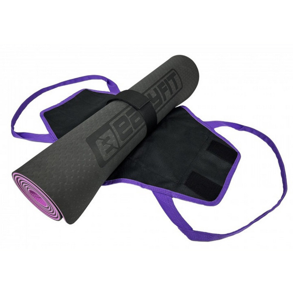Сумка-переноска для йога-килимка EasyFit EF-YB38-V, Фіолетова