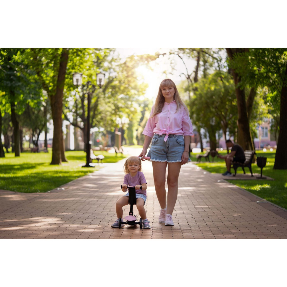 Самокат Miqilong Alamo Розовый ALAMO-125-PINK