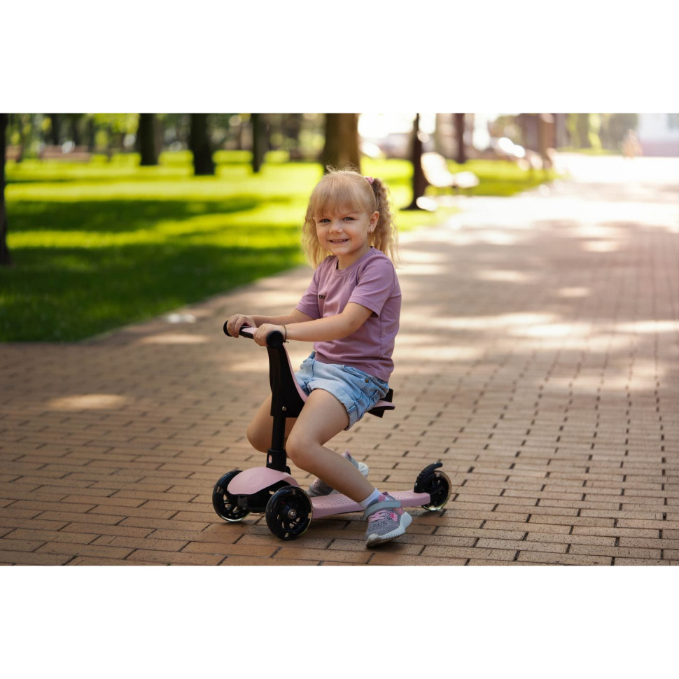 Самокат Miqilong Alamo Розовый ALAMO-125-PINK