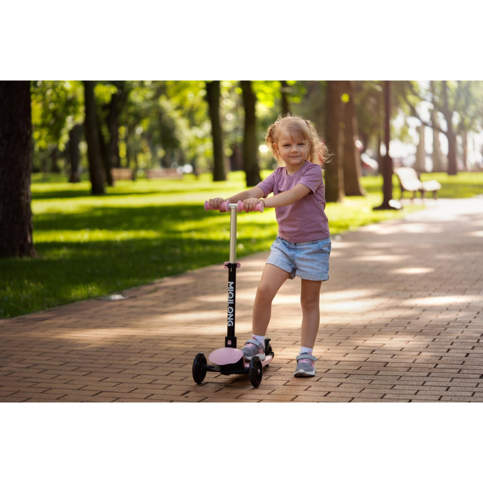 Самокат Miqilong Alamo Розовый ALAMO-125-PINK