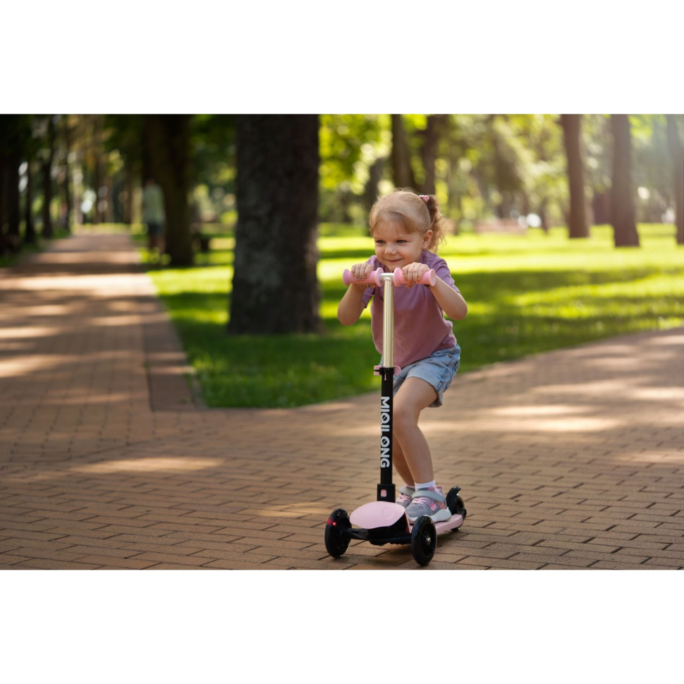 Самокат Miqilong Alamo Розовый ALAMO-125-PINK