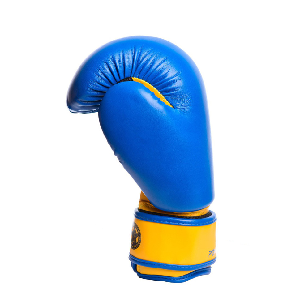 Боксерські рукавиці JR Classic PowerPlay PP_3004JR_6oz_Blue/Yelow, Синьо-Жовті, 6 унцій