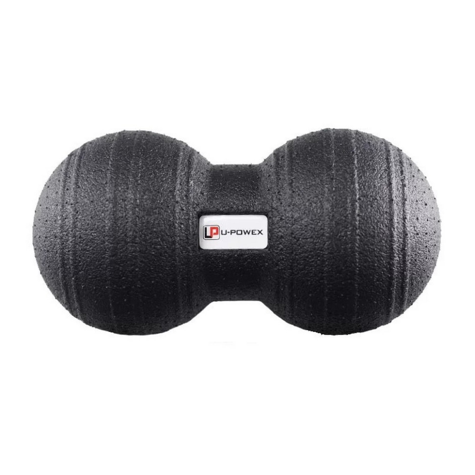 Массажный мяч двойной Epp foam peanut ball U-POWEX UP_1004_Ball_D12*24cm, Black