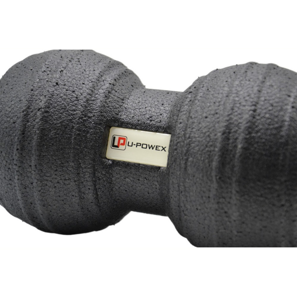 Массажный мяч двойной Epp foam peanut ball U-POWEX UP_1004_Ball_D12*24cm, Black
