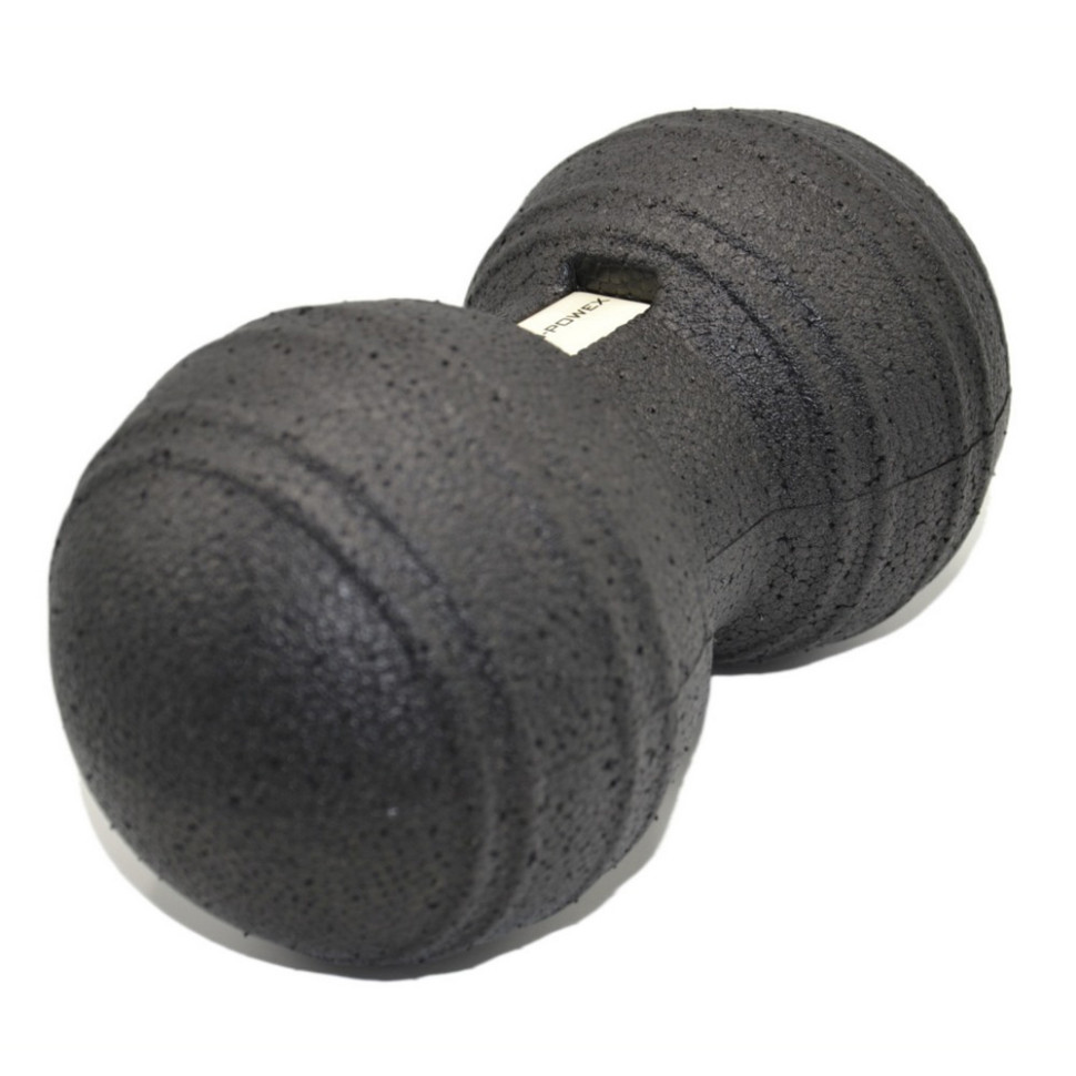 Массажный мяч двойной Epp foam peanut ball U-POWEX UP_1004_Ball_D12*24cm, Black