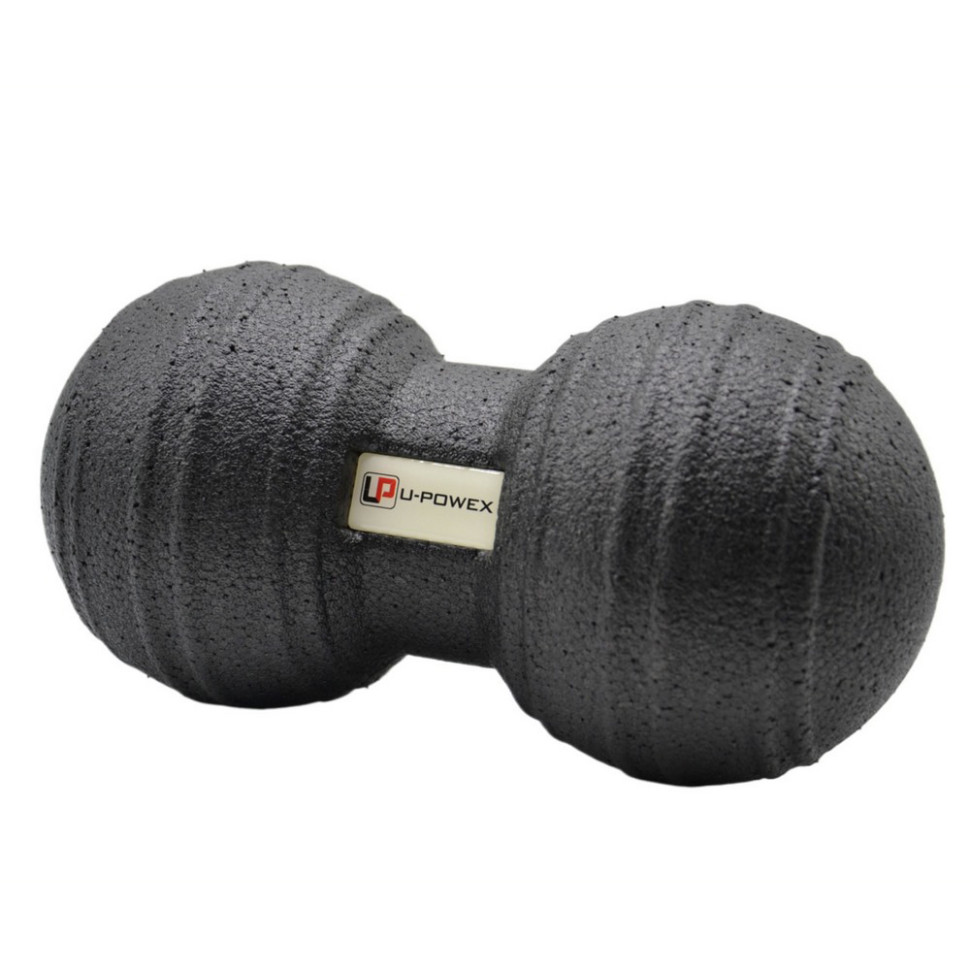 Массажный мяч двойной Epp foam peanut ball U-POWEX UP_1004_Ball_D12*24cm, Black