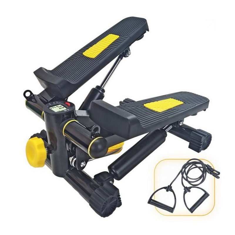 Тренажер степпер с эспандерами Pace-A EasyFit EF-0560-BK, с прямым ходом