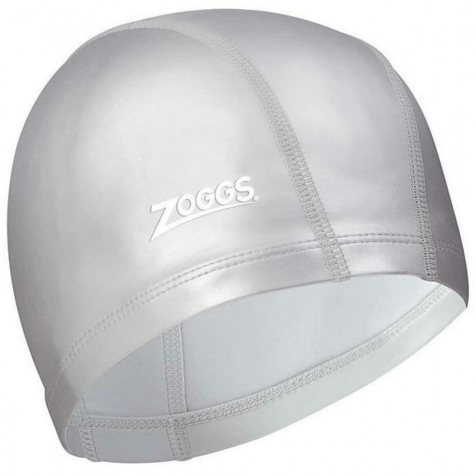 Шапочка для плавания Nylon-Spandex PU Coated Cap Zoggs 465034.SI, серый