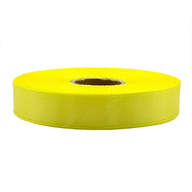 Атласная лента для рукоделия Bambi АБ-642, 1,2см x 23 м, Светло-желтый