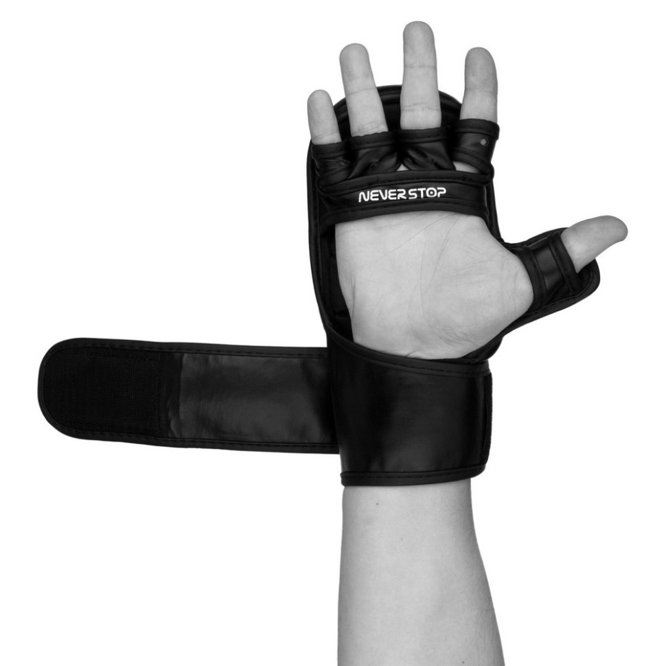 Рукавиці для MMA PowerPlay PP_3026_M_Black, M
