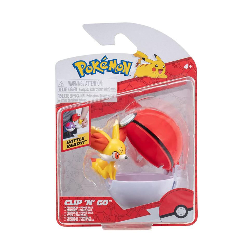 Игровой набор Феннекин в покеболе Pokemon W14 PKW3132 игровая фигурка, покебол