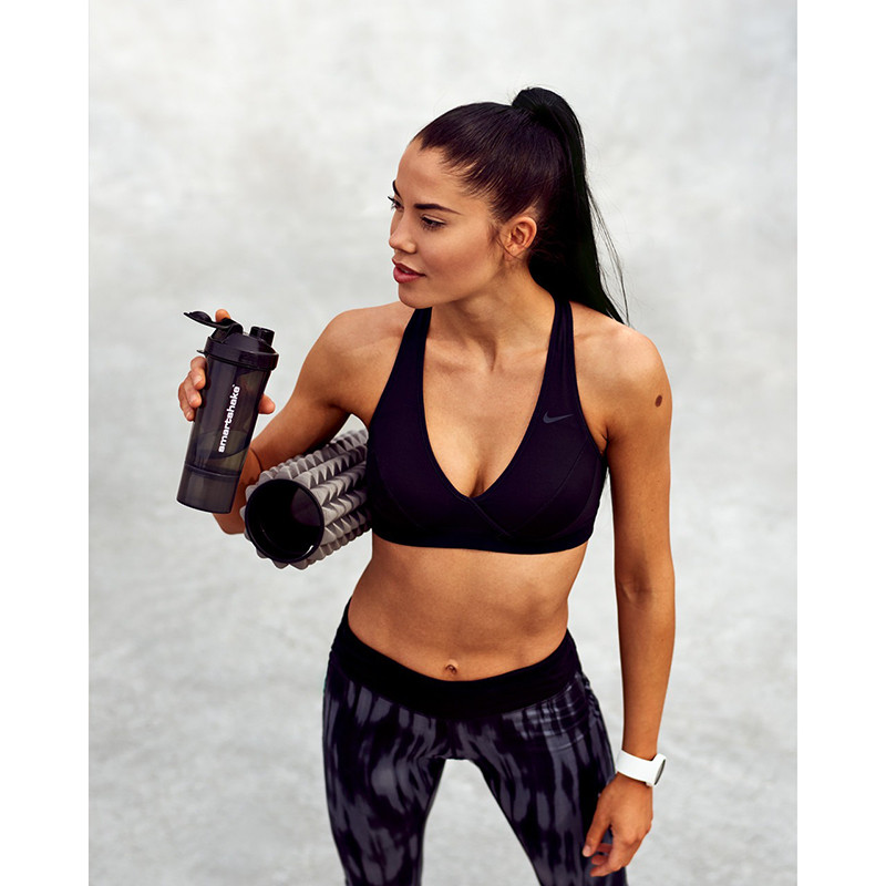 Шейкер спортивный Slim SmartShake 10253001 Black 500 мл 