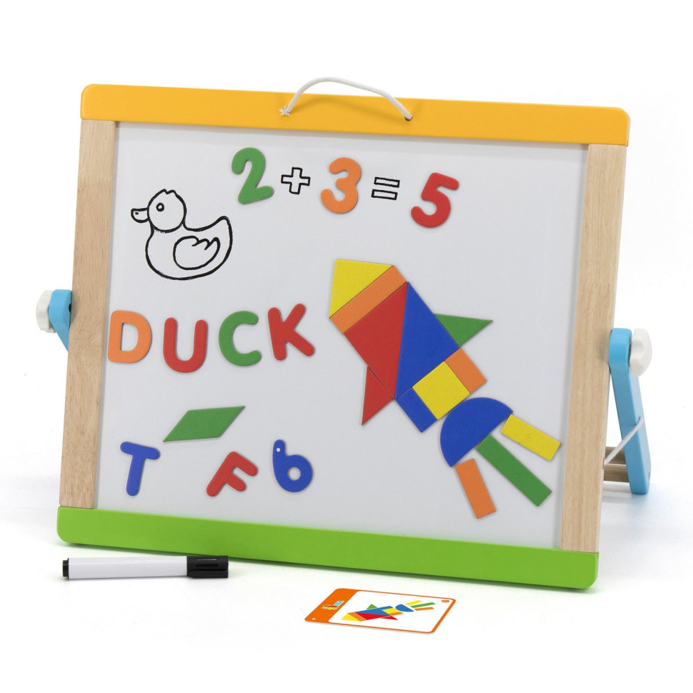Дошка магнітно-маркерна Viga Toys 44545 на підставці