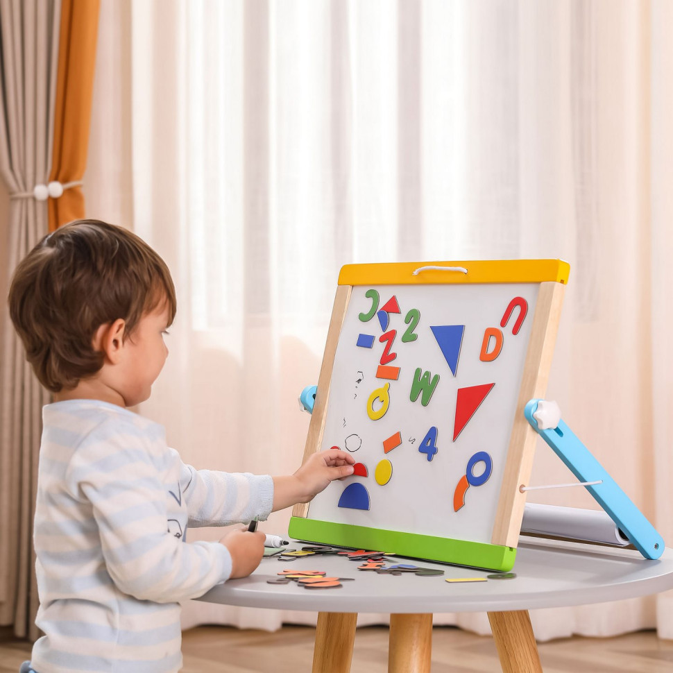 Дошка магнітно-маркерна Viga Toys 44545 на підставці