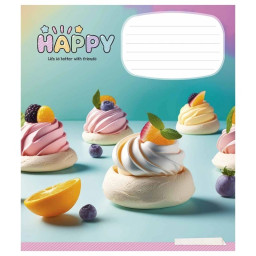 Зошит учнівський "Cute things" Школярик 024-3359L-2 в лінію, 24 аркушів 