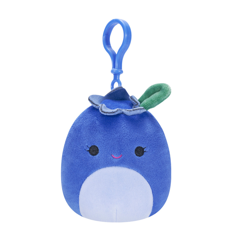 М'яка іграшка Чорниця Блуби Squishmallows SQCP00147 на кліпсі 9 см