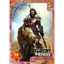 Пазл дитячий "Far Cry. Тваринний світ" G-Toys FCP04, 70 елементів