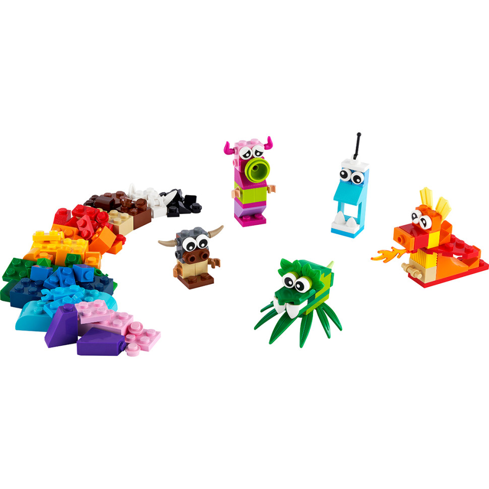 Конструктор LEGO Classic Оригінальні монстри 11017, 140 деталей 
