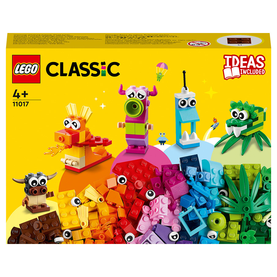 Конструктор LEGO Classic Оригінальні монстри 11017, 140 деталей 