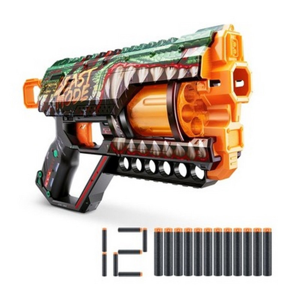 Скорострільний бластер X-SHOT 36561A Skins Griefer Beast Out (12 патронів)