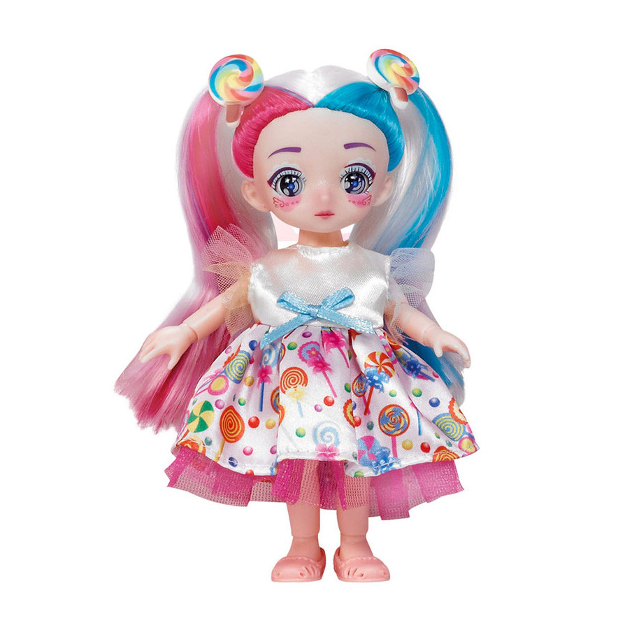 Дитяча шарнірна лялька Bambi DH2367-2 миле вбрання, розмір 16 см