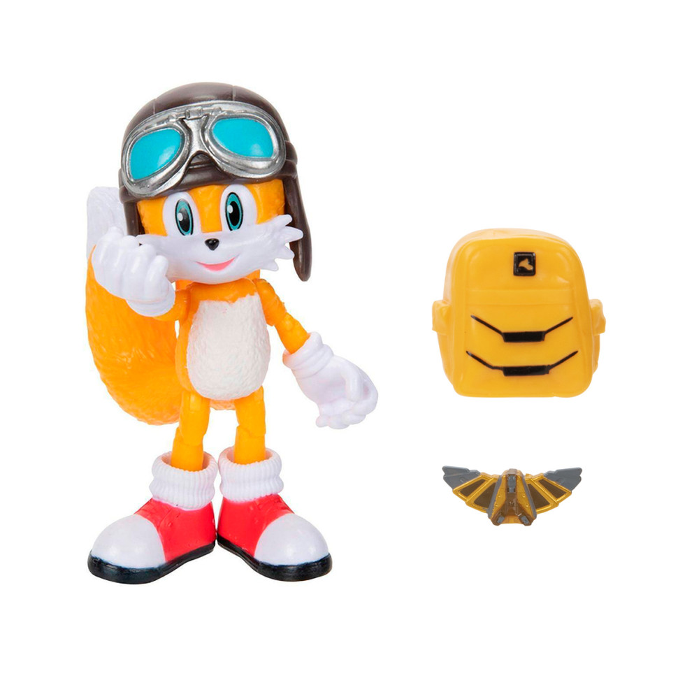 Игровая фигурка с артикуляцией Тэйлз SONIC THE HEDGEHOG 2 W2 41498i с аксессуарами
