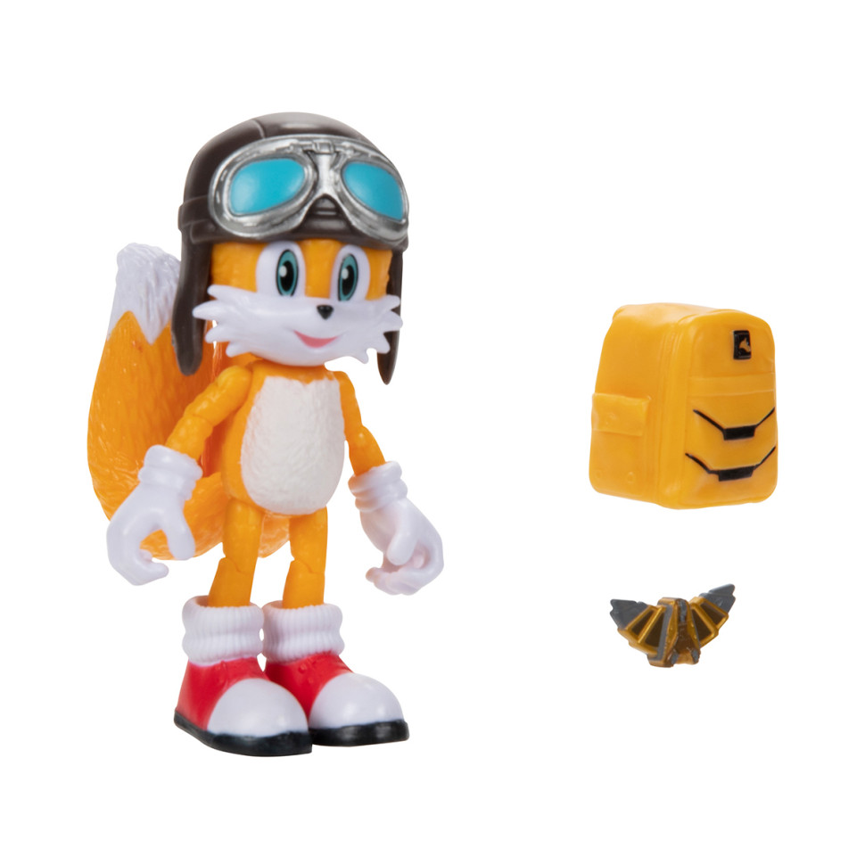 Игровая фигурка с артикуляцией Тэйлз SONIC THE HEDGEHOG 2 W2 41498i с аксессуарами