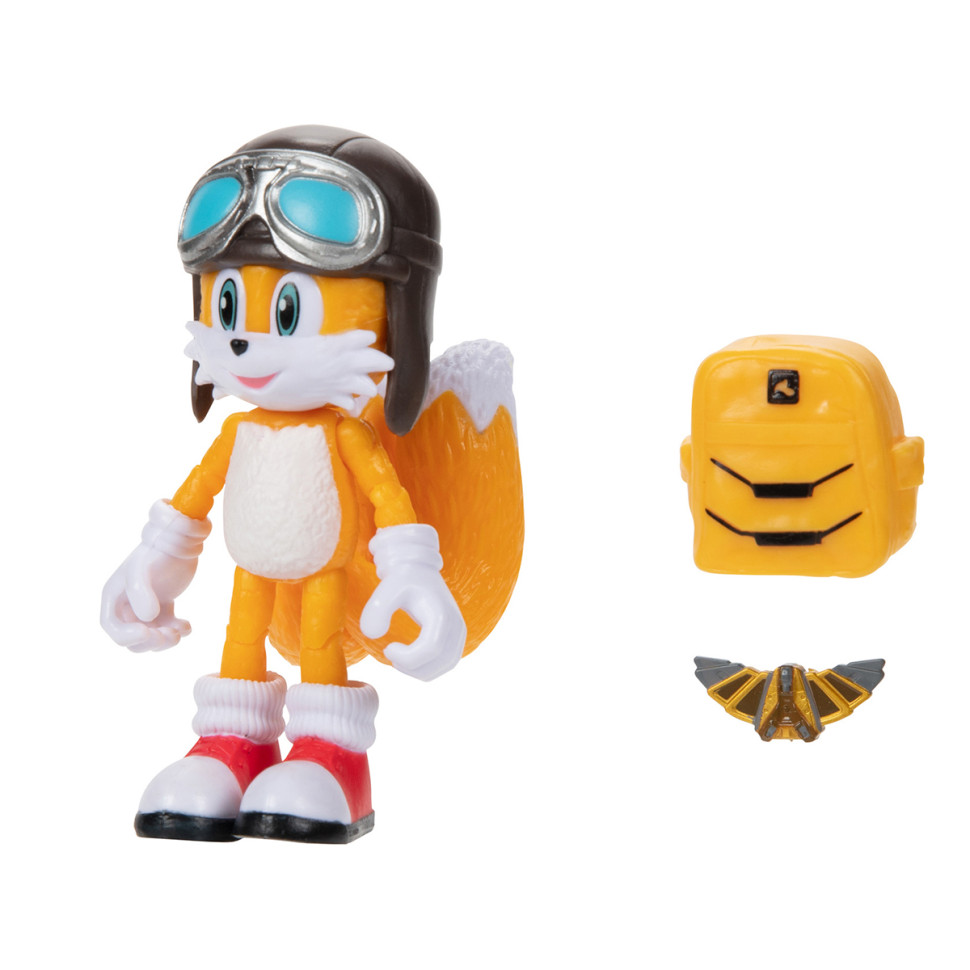 Игровая фигурка с артикуляцией Тэйлз SONIC THE HEDGEHOG 2 W2 41498i с аксессуарами
