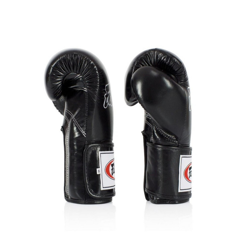 Боксерские перчатки BGV5 Fairtex BGV5_10oz_Black 10 унций (бинты в комплекте)