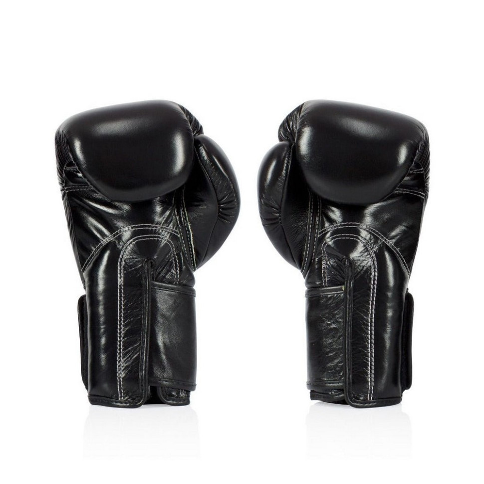 Боксерские перчатки BGV5 Fairtex BGV5_10oz_Black 10 унций (бинты в комплекте)