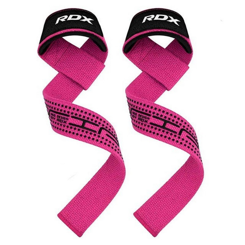 Лямки для тяги S4 Gym Cotton Gel Straps RDX Inc Limited WAC-S4P+