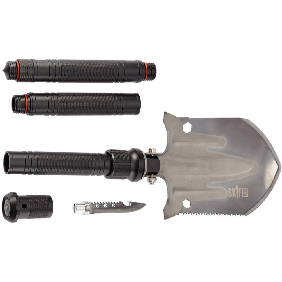 Лопата туристическая Wombat Heavy Skif Plus X3-XYx, пила, компас