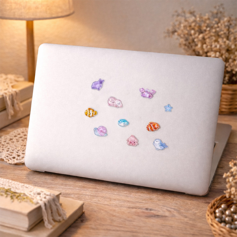 Набор 3D-наклеек 