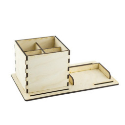 Настольный органайзер для письменных принадлежностей и визиток Fabrika Decoru FDPO-008 Настольный органайзер для письменных принадлежностей и визиток Fabrika Decoru FDPO-008