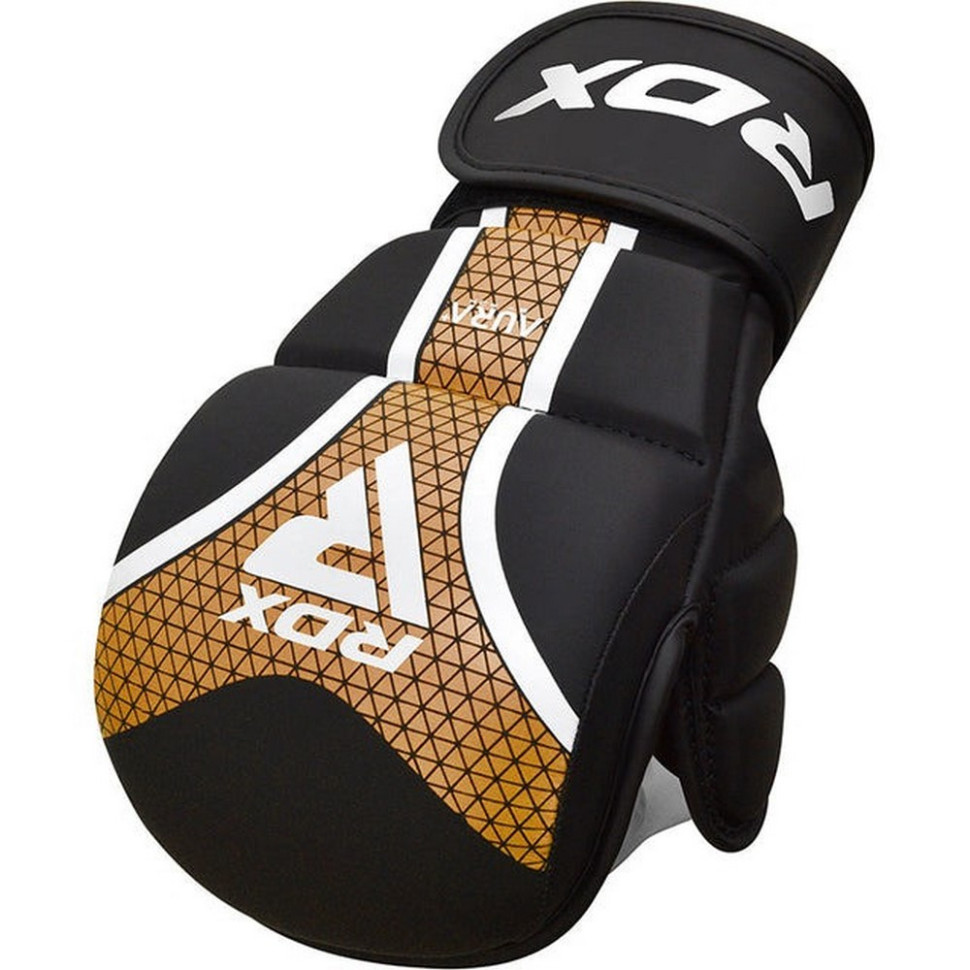 Перчатки для ММА SHOOTER AURA PLUS T-17 RDX Inc Limited GSR-T17BGL-L+ Black Golden, L (капа в комплекте)