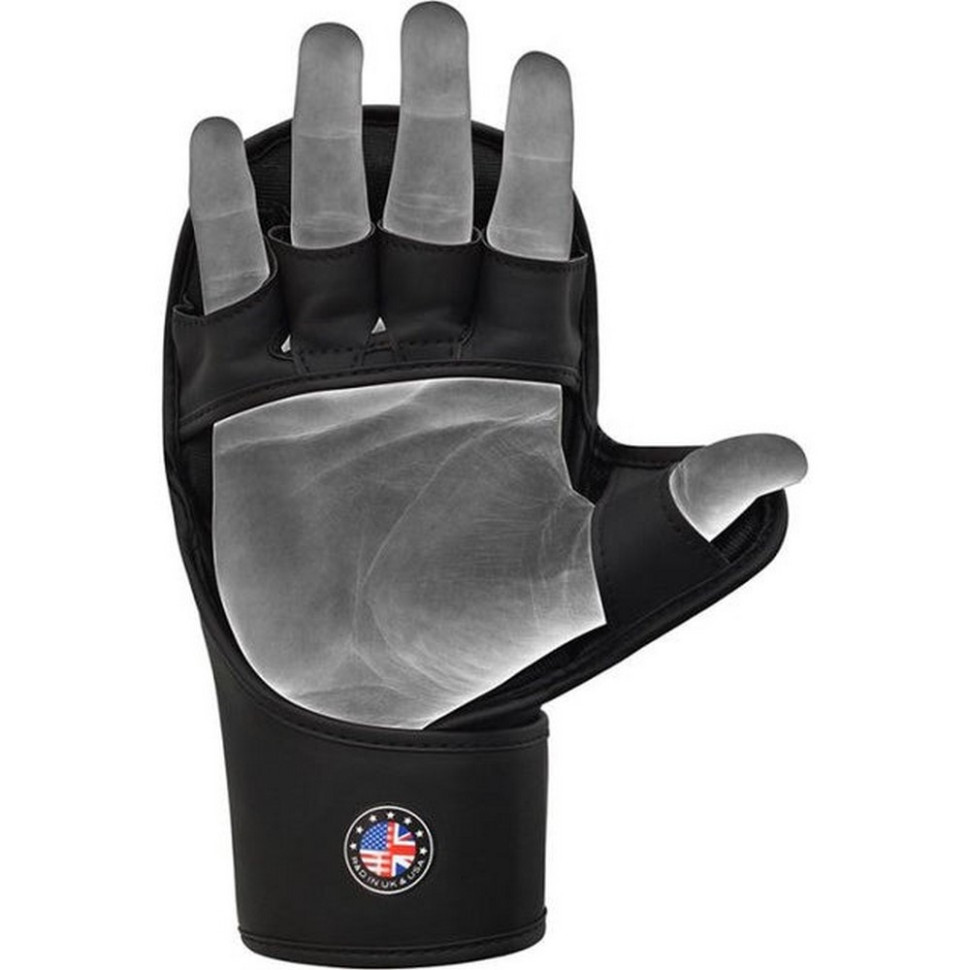 Перчатки для ММА SHOOTER AURA PLUS T-17 RDX Inc Limited GSR-T17BGL-L+ Black Golden, L (капа в комплекте)